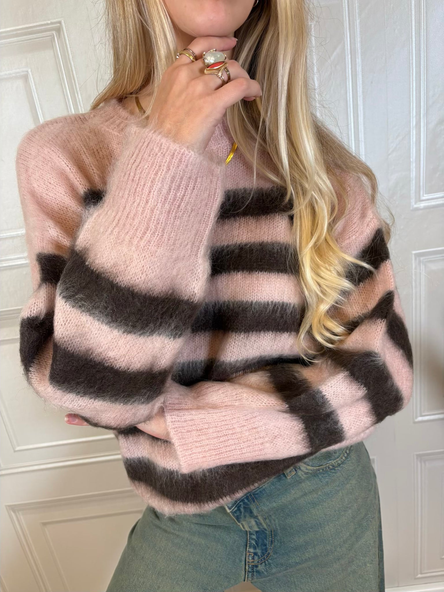 Pull girocollo righe - Kontatto