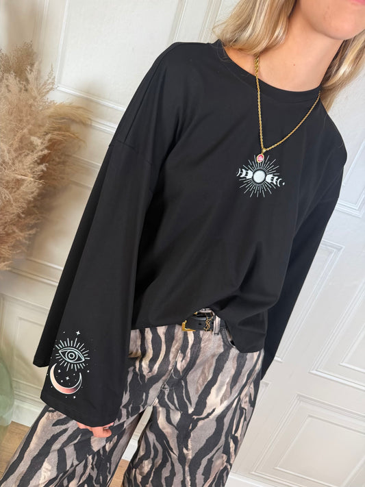 T-shirt manica ampia Be The Energy You Want To Attract - Vicolo
