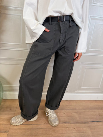 Pantalone egg fit stellina piombo - SusyMix
