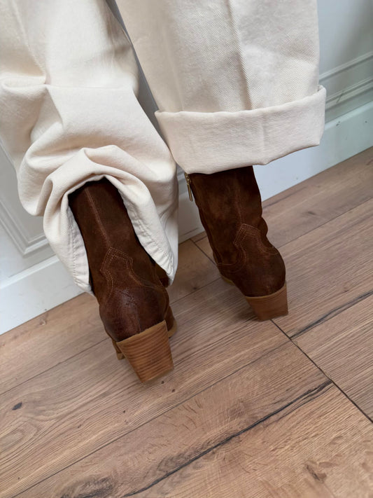 Texano suede cuoio - Ovyè