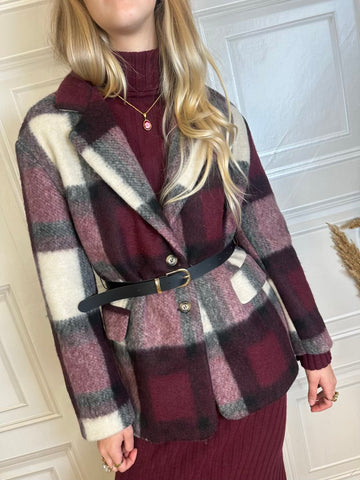 Giacca cappotto scozzese - Vicolo