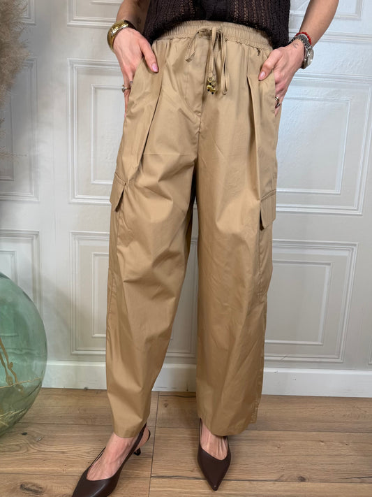 Pantalone cargo tela paracadute - Philia Loft