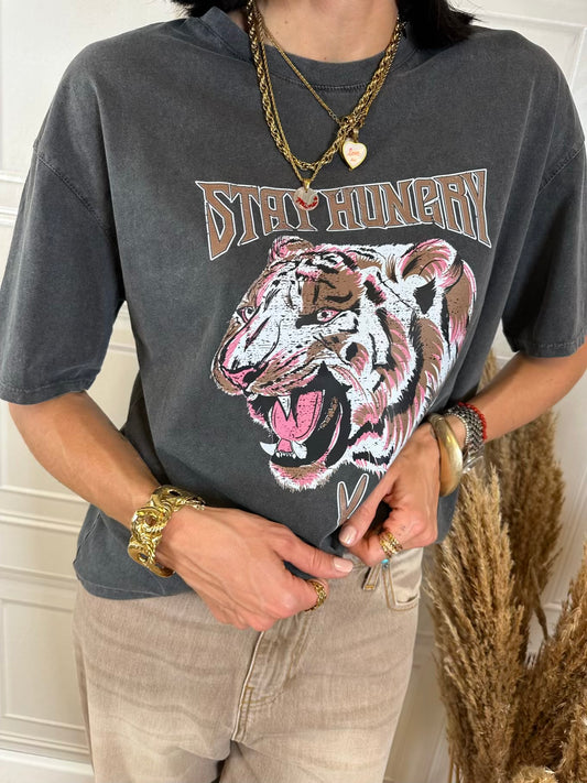 T-shirt Stay Hungry - Haveone