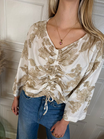 Camicia con ricami e arriccio - HaveOne