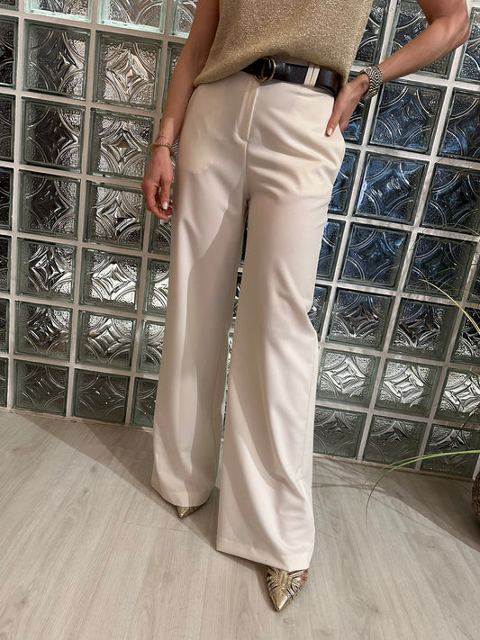 Pantalone palazzo con cintura - Kontatto