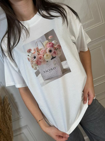 T-shirt mazzo di fiori - Vicolo