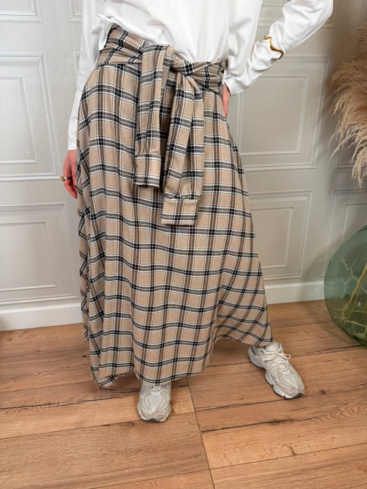 Gonna midi quadri - Kikisix