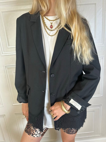 Blazer nero pizzo - Vicolo