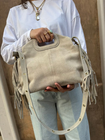 Borsa Cora suede frange - Hola selection