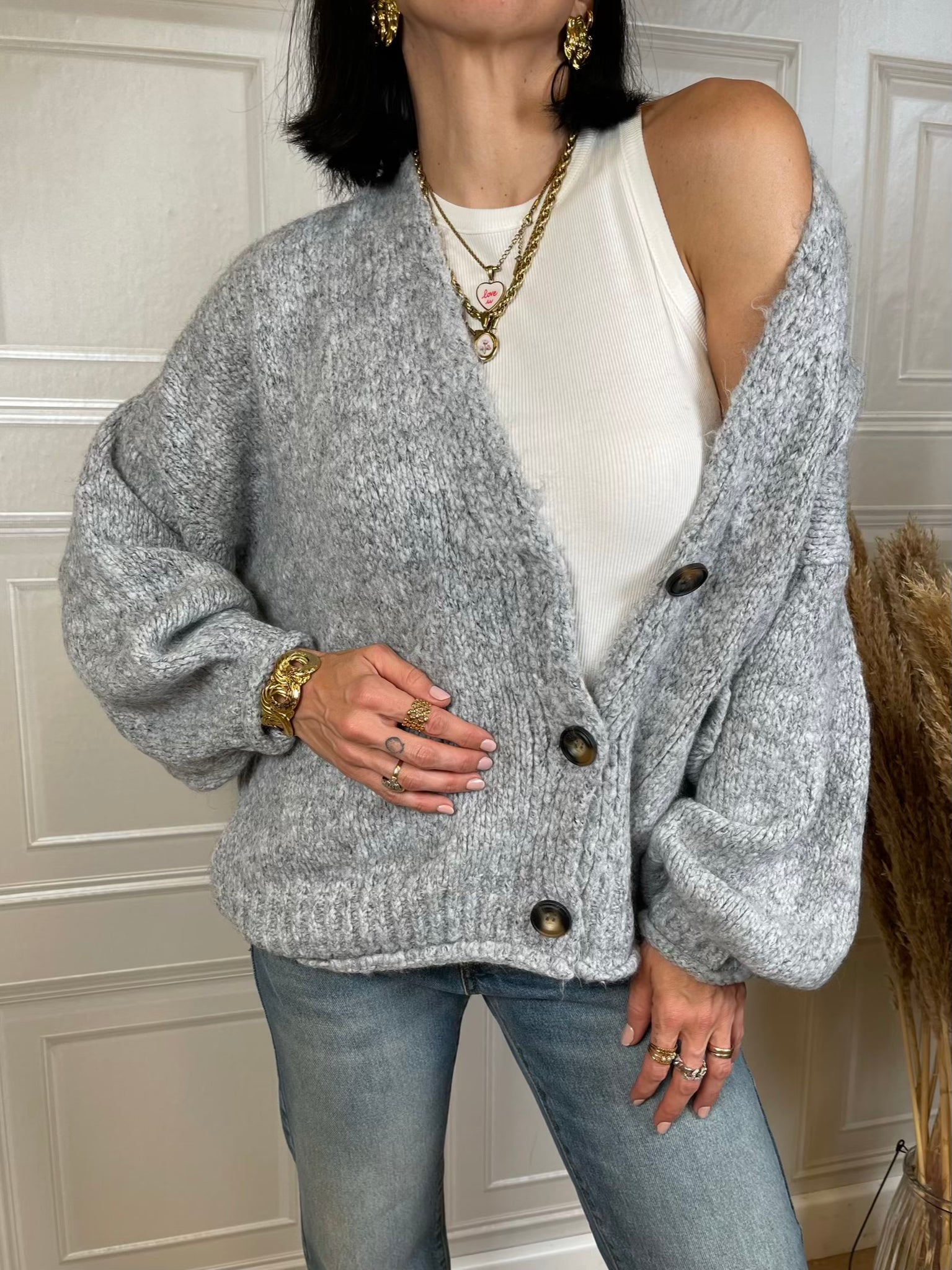Cardigan tre bottoni - HaveOne