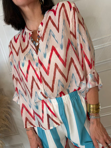 Camicia fantasia zigzag - Haveone