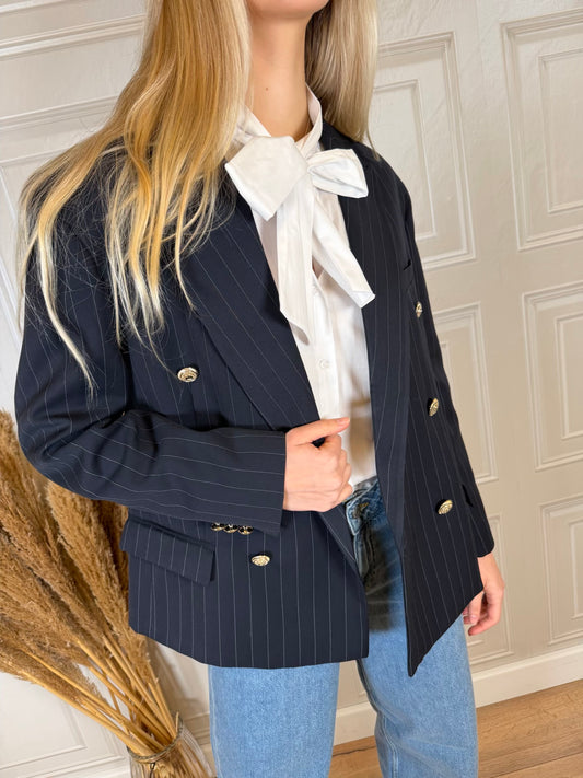 Blazer gessato doppiopetto - Vicolo