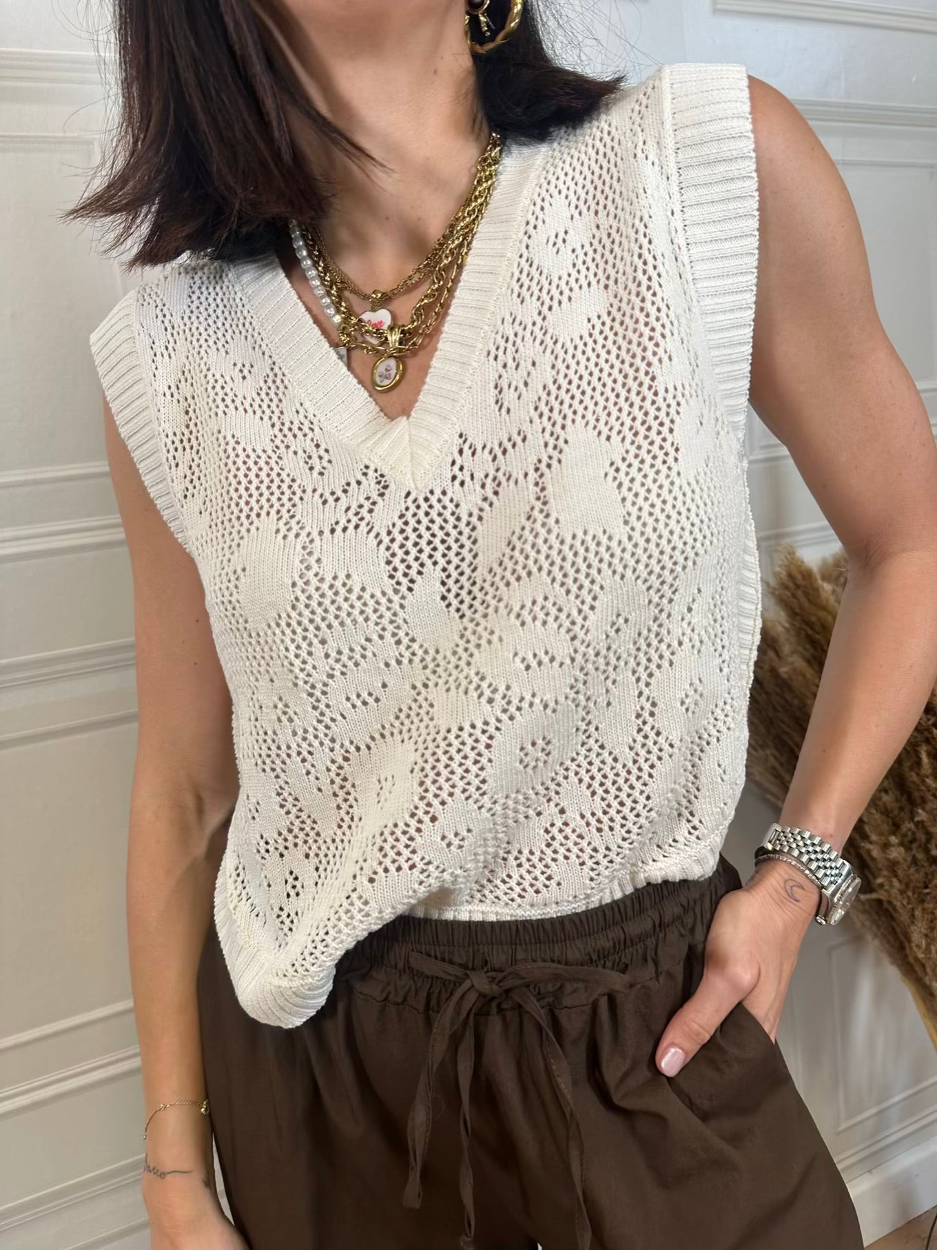 Gilet crochet - Vicolo