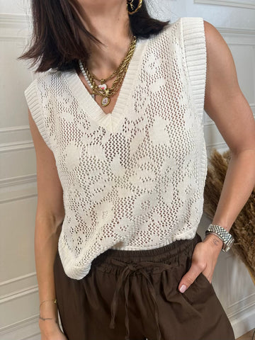 Gilet crochet - Vicolo