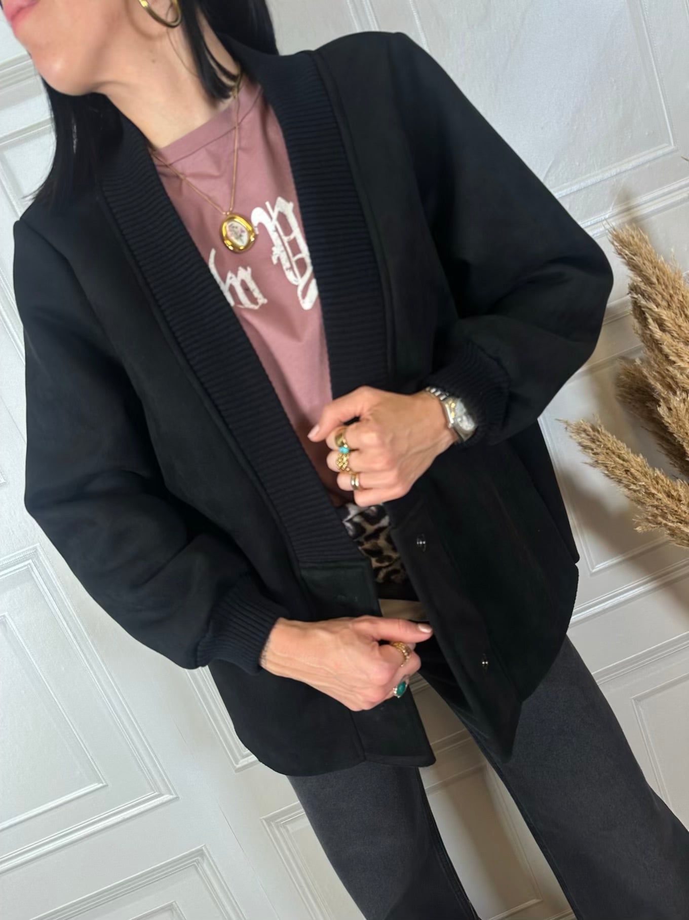 Eco montone taglio cardigan - Vicolo