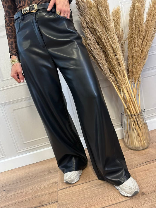 Pantalone Giusy ecopelle - TensioneIn