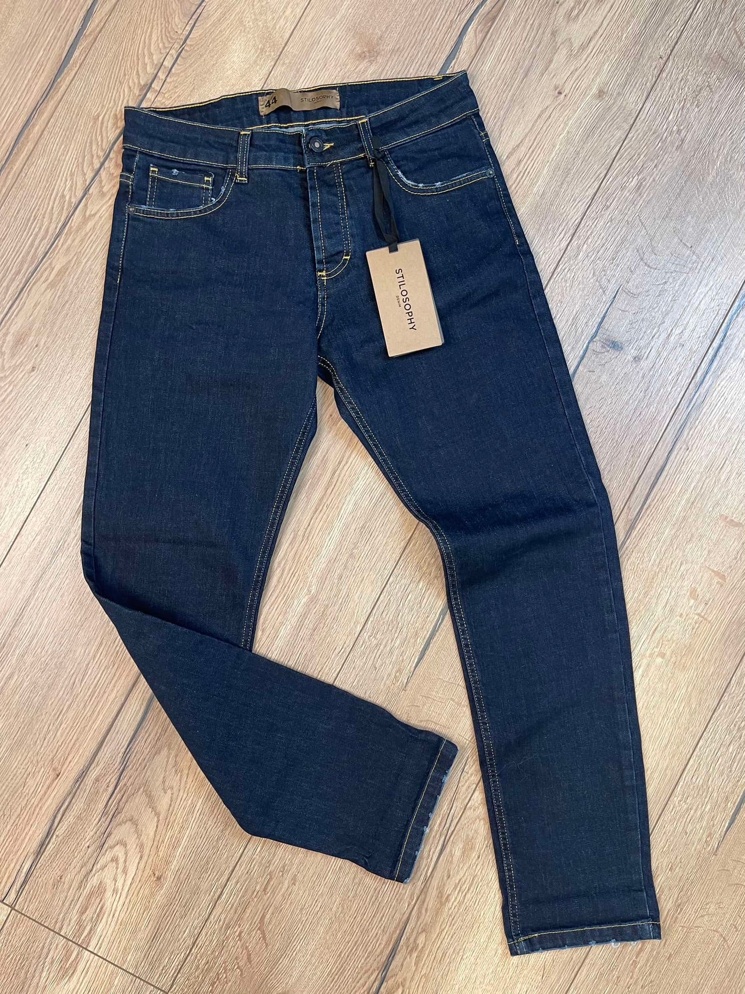 Jeans straight scuro - Stilosophy