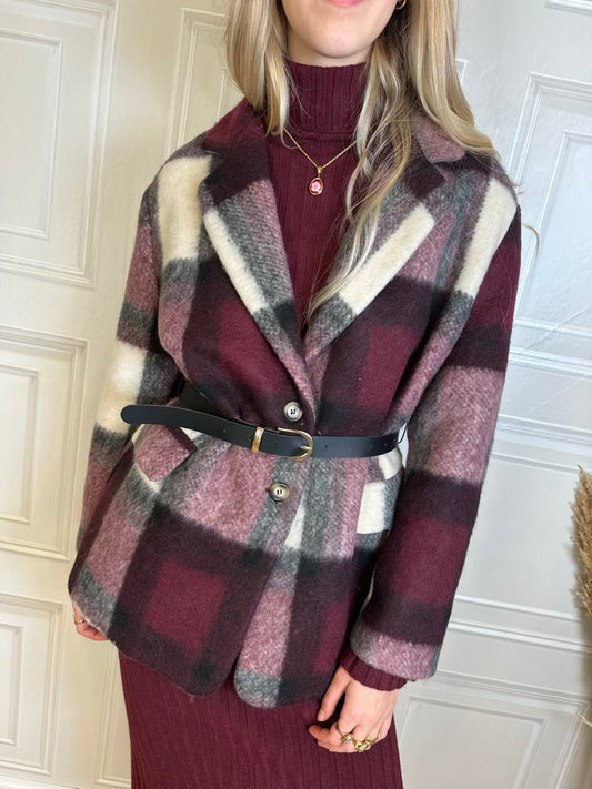 Giacca cappotto scozzese - Vicolo