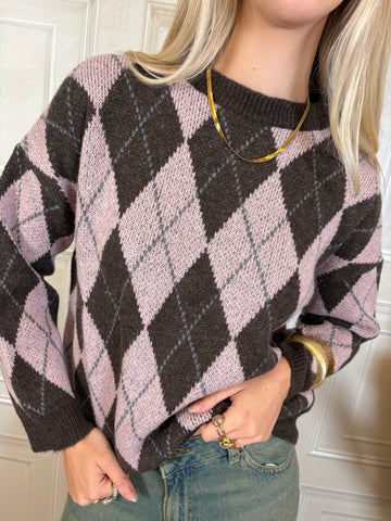 Pull girocollo rombi - Kontatto