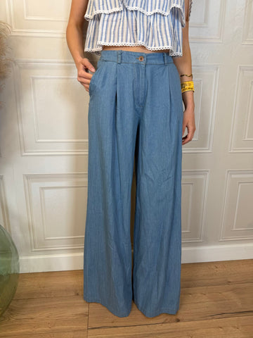 Pantalone chambray - Kikisix
