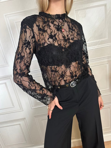 Maglia crop pizzo - Kikisix