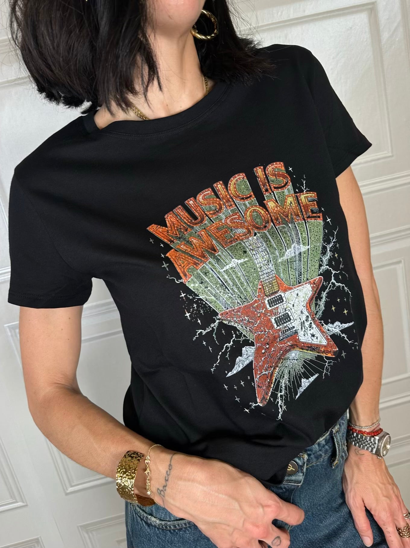 T-shirt Music is Awesome - Vicolo