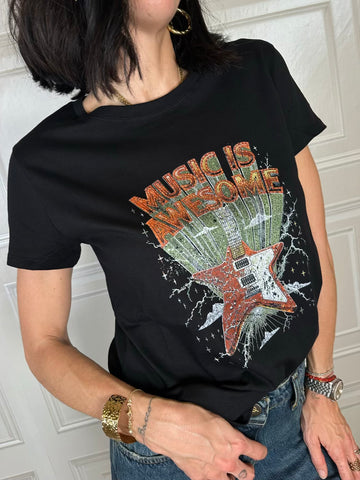 T-shirt Music is Awesome - Vicolo