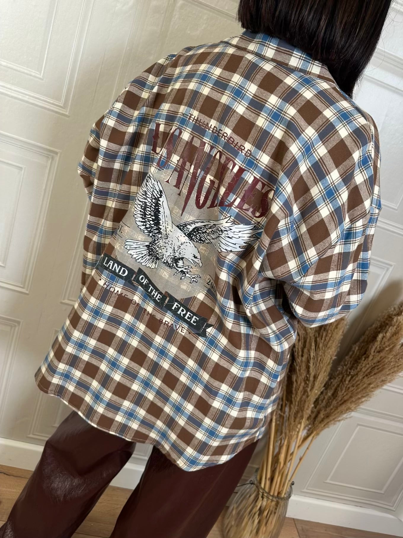 Camicia check Los Angeles - Haveone