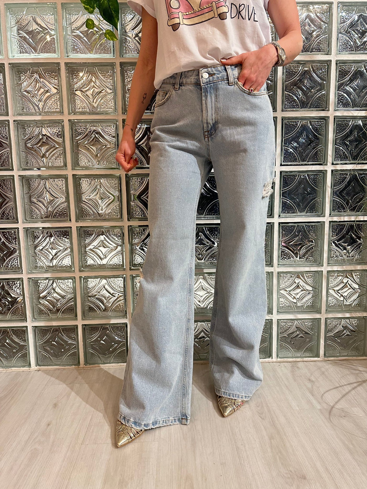 Jeans Tokio con rotture - Haveone