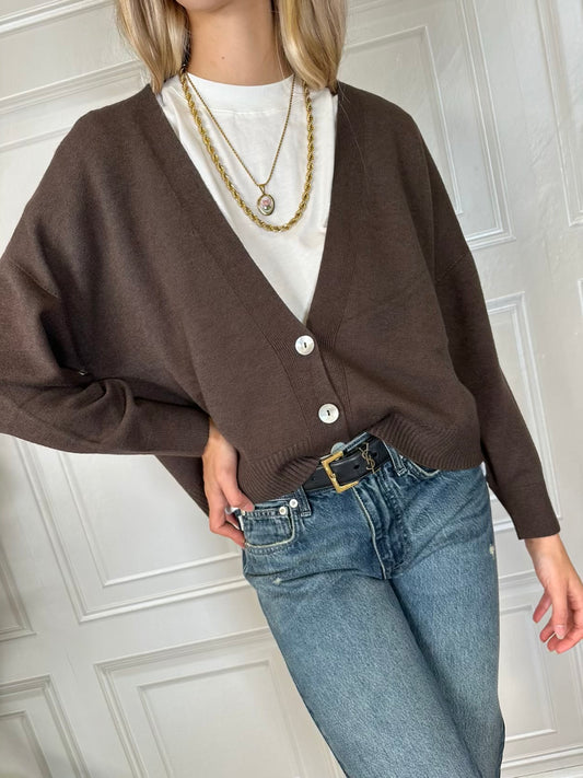 Cardigan bottoni madreperla - HaveOne