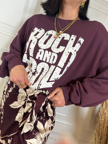 Felpa Rock and roll - Philia Loft