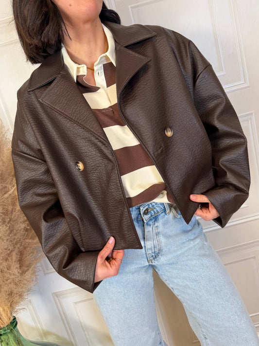 Bomberino ecopelle martellata - Vicolo