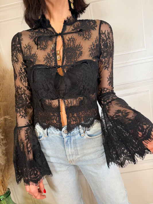 Camicia pizzo alamari - Vicolo