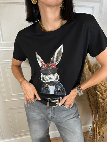 T-shirt coniglietto bandana - SusyMix