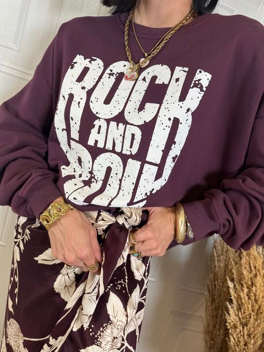 Felpa Rock and roll - Philia Loft