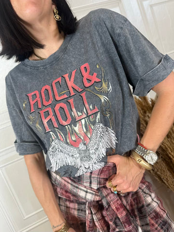 T-shirt aquila rock&roll - Haveone