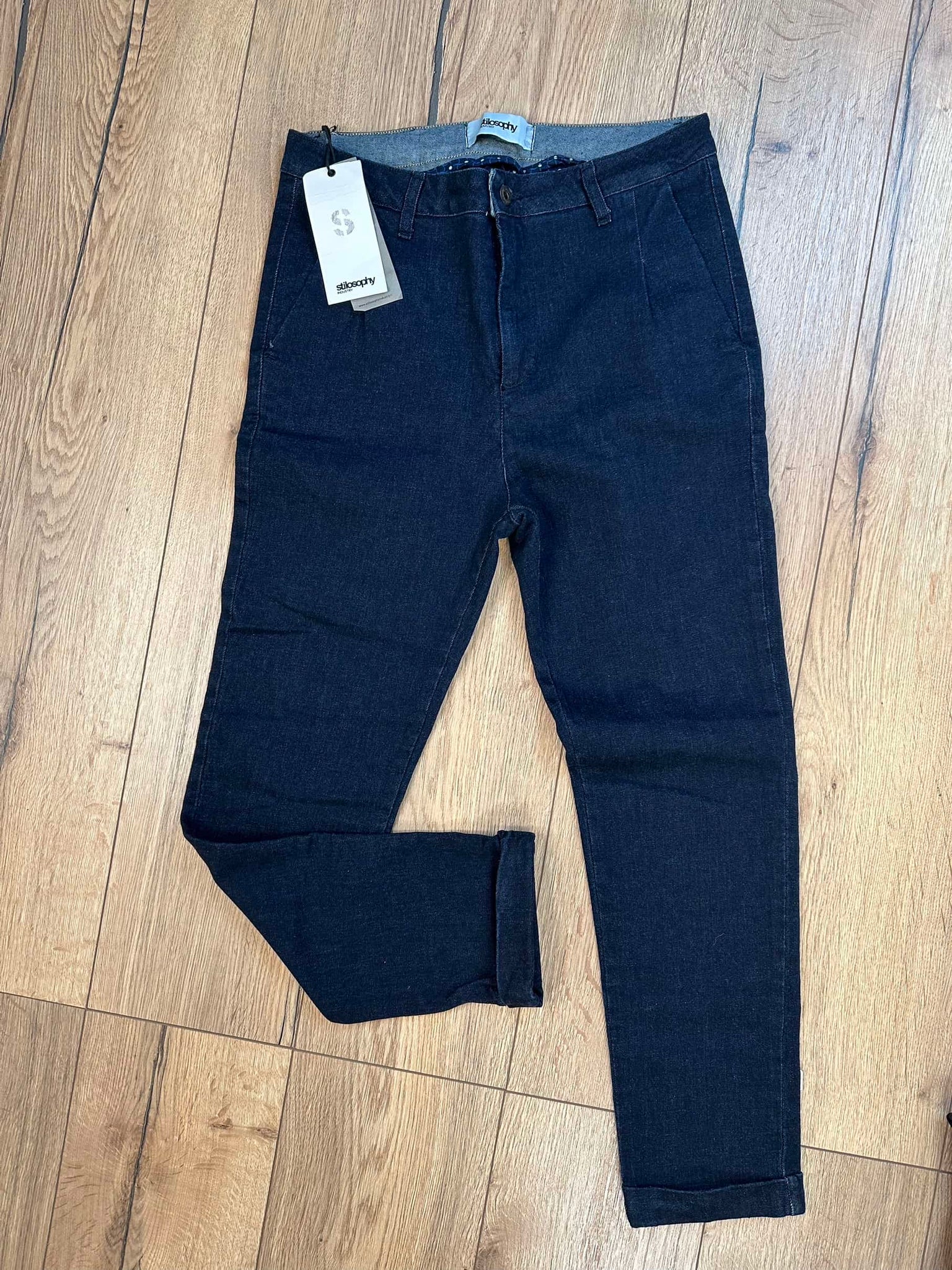 Jeans carrot fit scuro - Stilosophy