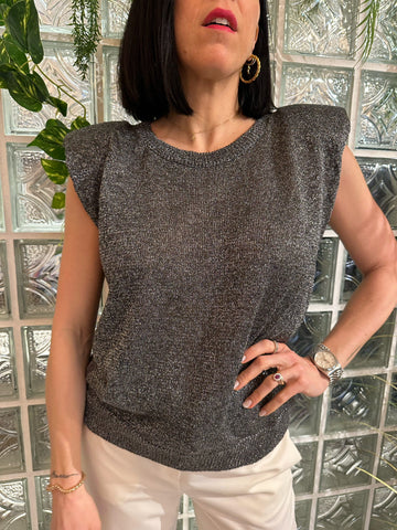 Top lurex con spalline - Vicolo