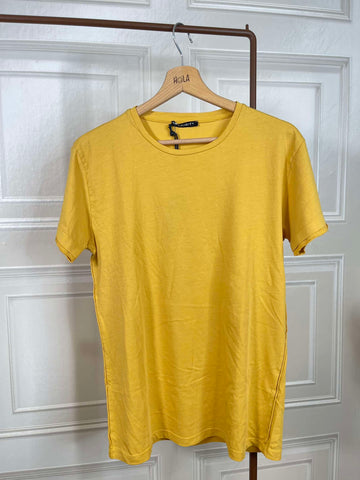 T-shirt senape - Exibit