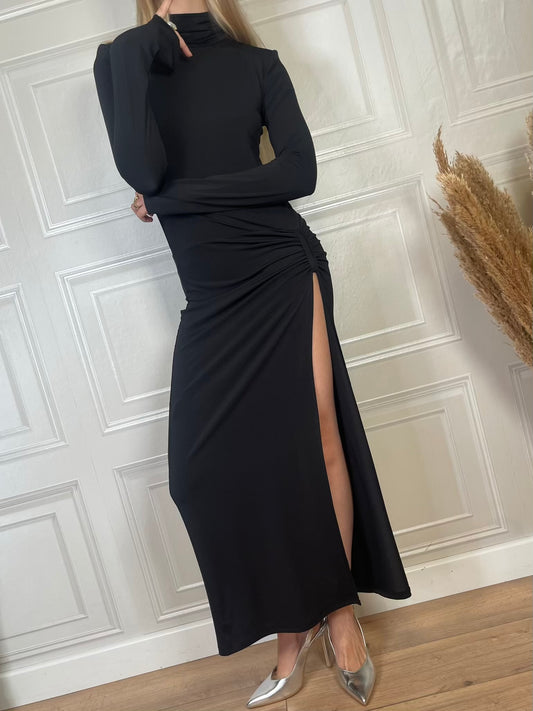 Abito lungo spacco ampio - Kontatto