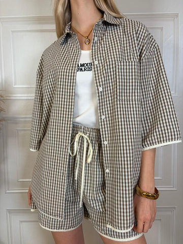 Camicia over quadretti vichy - Vicolo
