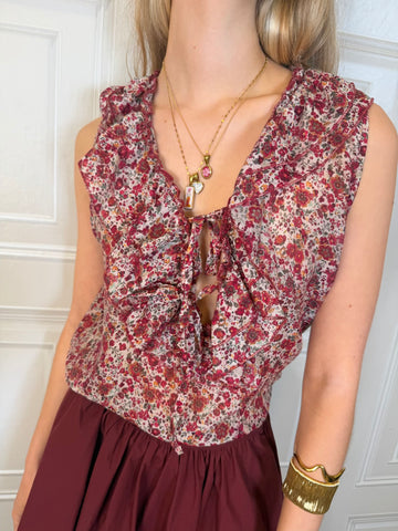 Camicia fiori volant - Kikisix