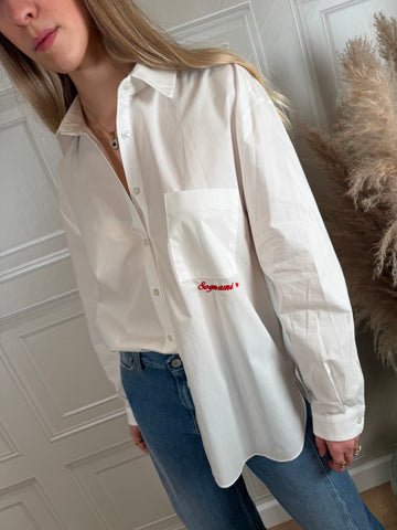 Camicia ricamo sognami - Kikisix