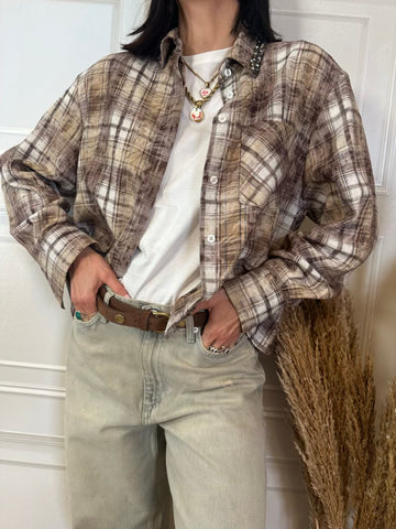 Camicia check con dettaglio - Vicolo