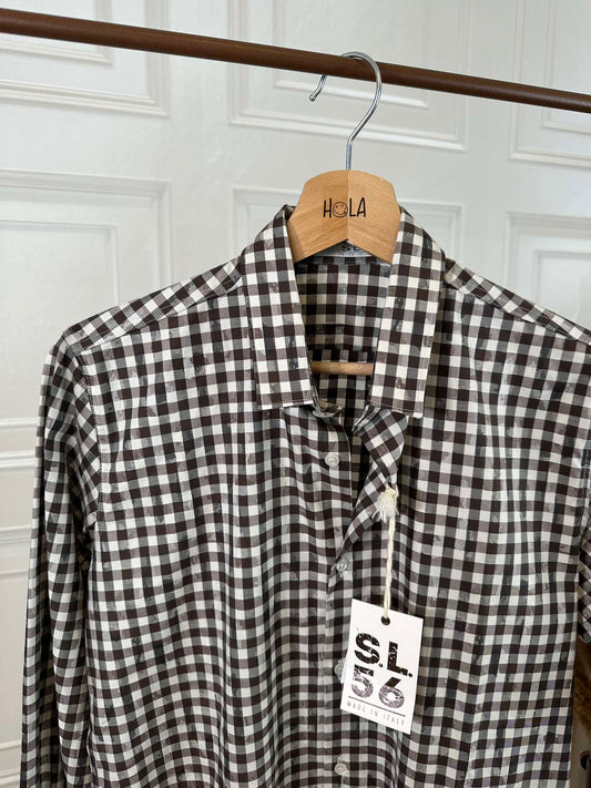 Camicia fantasia quadri - S.L.56
