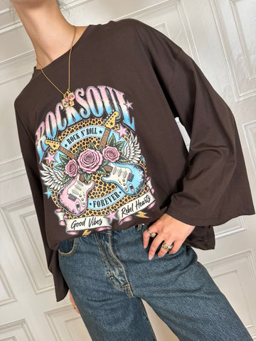 T-shirt Rock Soul moro - vicolo