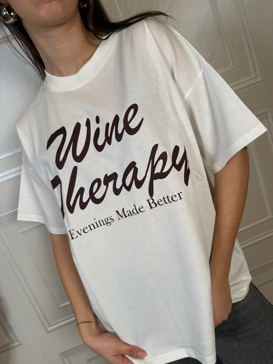 T-shirt Wine Therapy - Vicolo