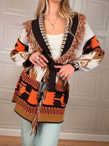 Cardigan Alanui arancione - Vicolo