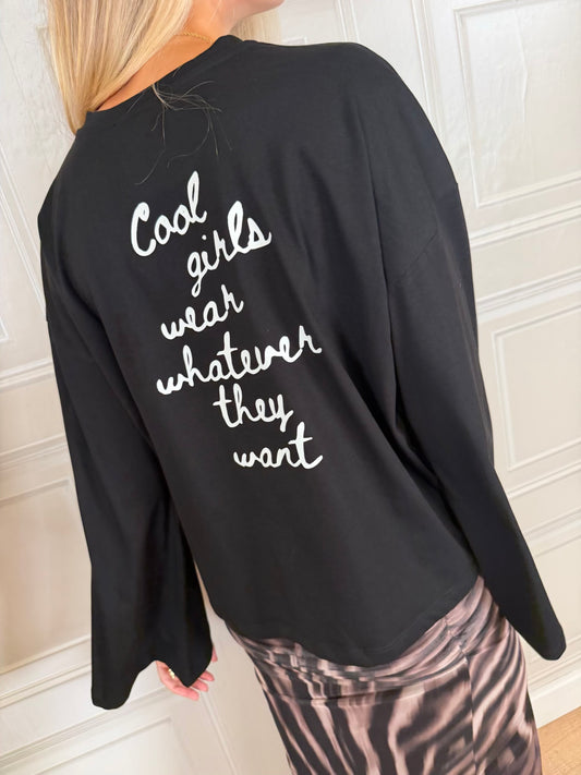 T-shirt manica ampia Cool Girls - Vicolo