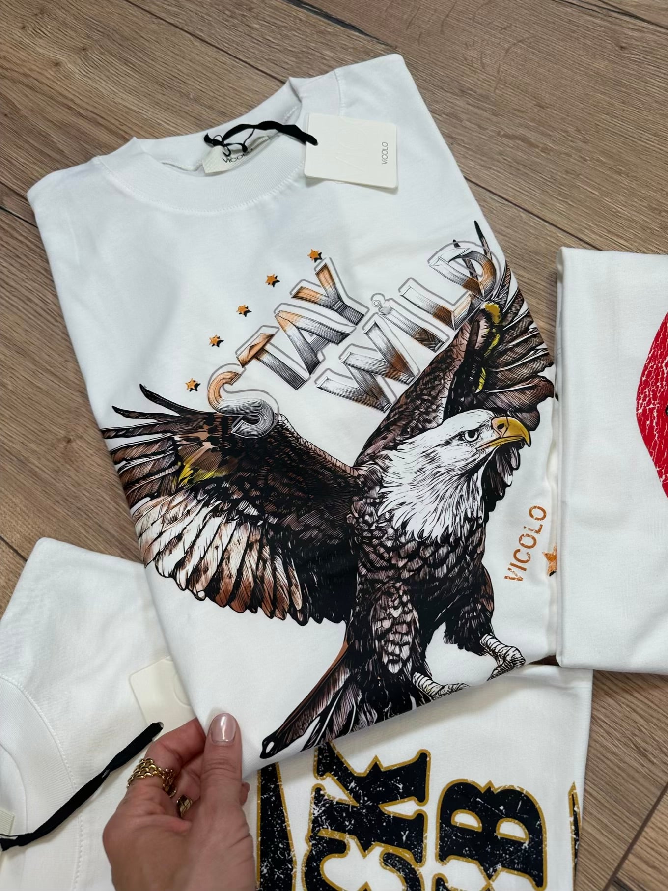 T-shirt stay wild aquila - Vicolo